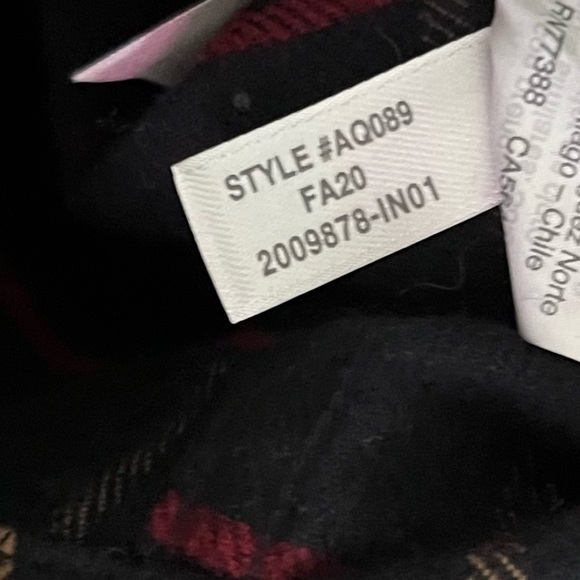 J. Crew • Men’s Navy Red Plaid Midweight Workshirt Flannel Button-Up Shirt - Picture 8 of 8